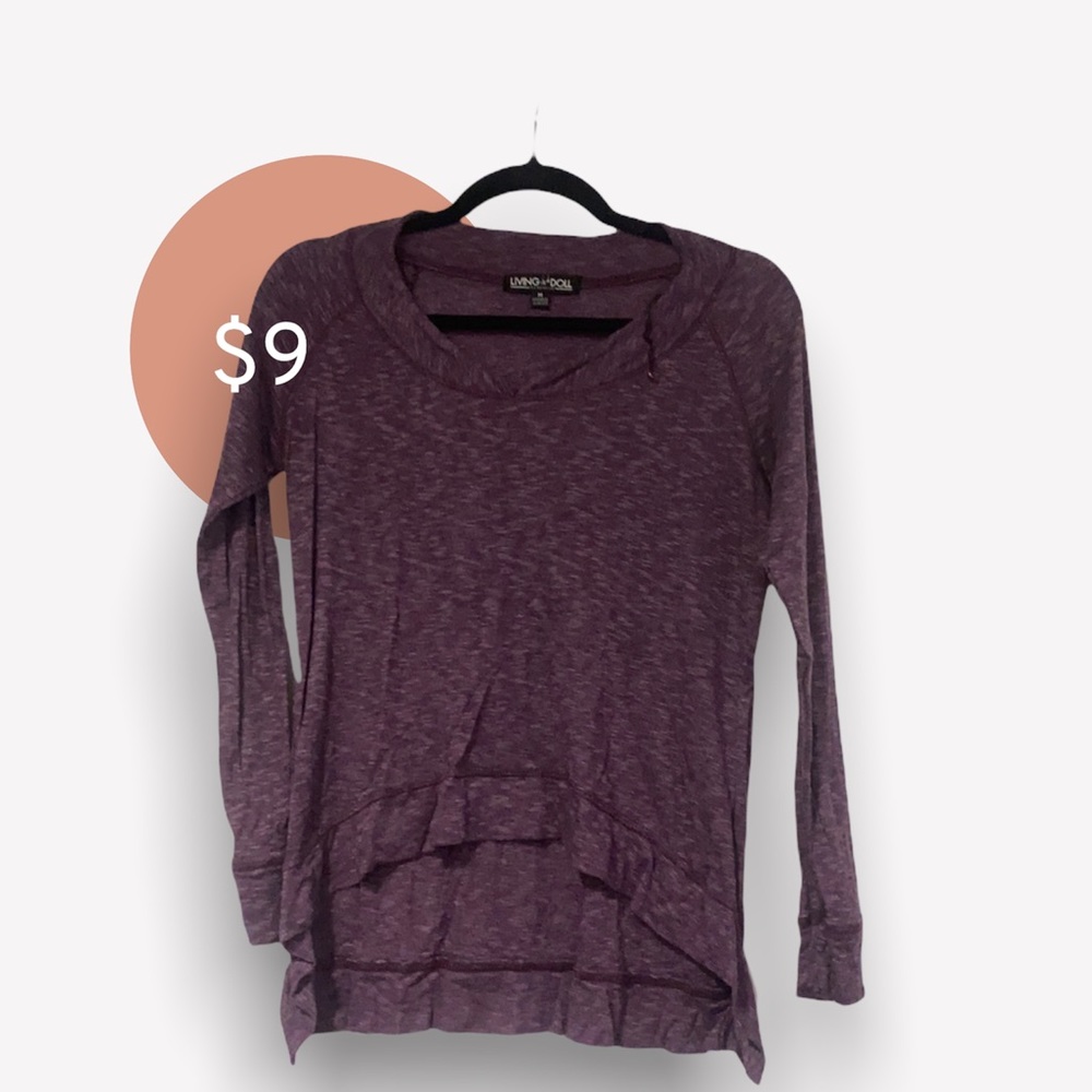 Size.Medium Purple Long-sleeves Living Doll Los Angeles